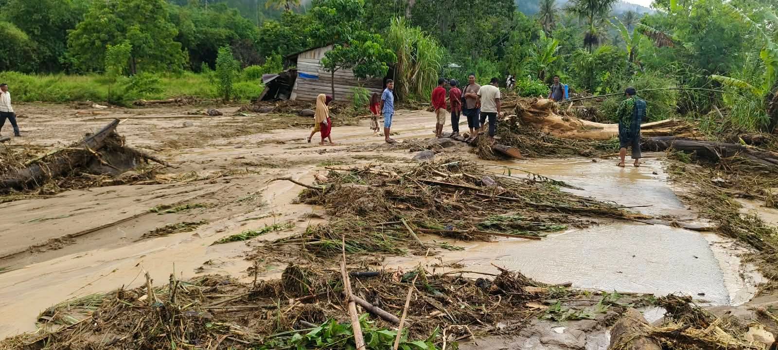 Banjir dan Longsor Terjang Gayo Lues, Jalan Blangkejeren–Takengon Ditutup