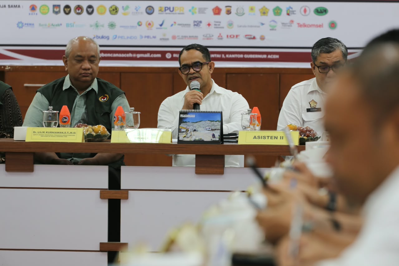 Pemerintah Aceh Percepat Rehabilitasi dan Rekonstruksi Pascabencana