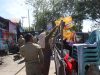 Satpol PP dan WH Aceh Besar Tertibkan Lapak Liar di Pintu Masuk Bandara SIM